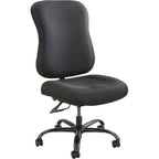 Safco 3590BL Optimus Big & Tall Chair, 400 lb. Capacity (Optional arms sold separately), Black