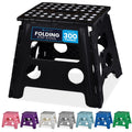Handy Laundry Folding Lightweight Step Stool - Sturdy Enough to Support Adults and Safe Enough for Kids - Opens Easy with One Fl