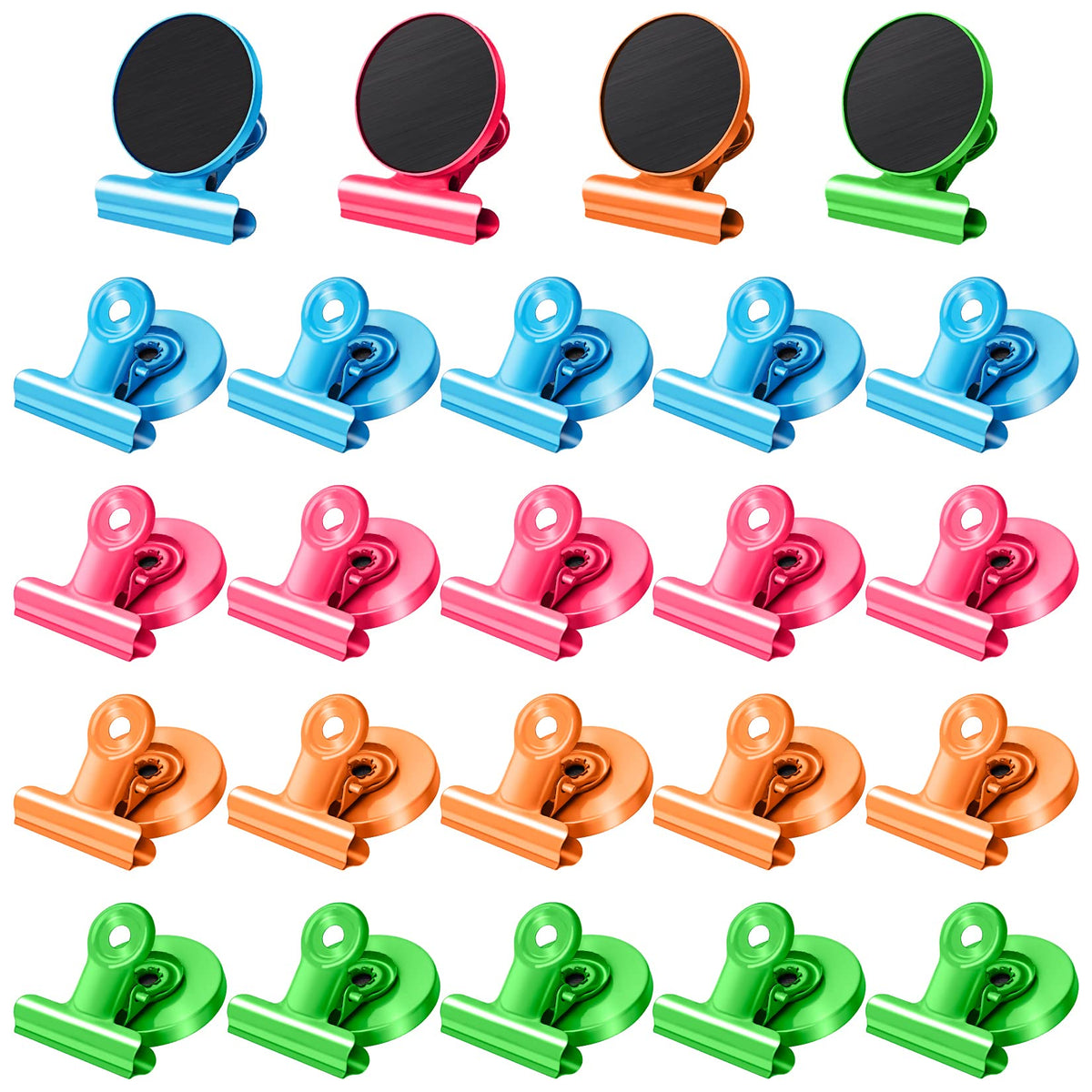 24 Pack Refrigerator Magnets Fridge Magnets Magnetic Clips Magnet Clips For Fridge Heavy Duty Magnetic Clips Fridge Magnet Clips