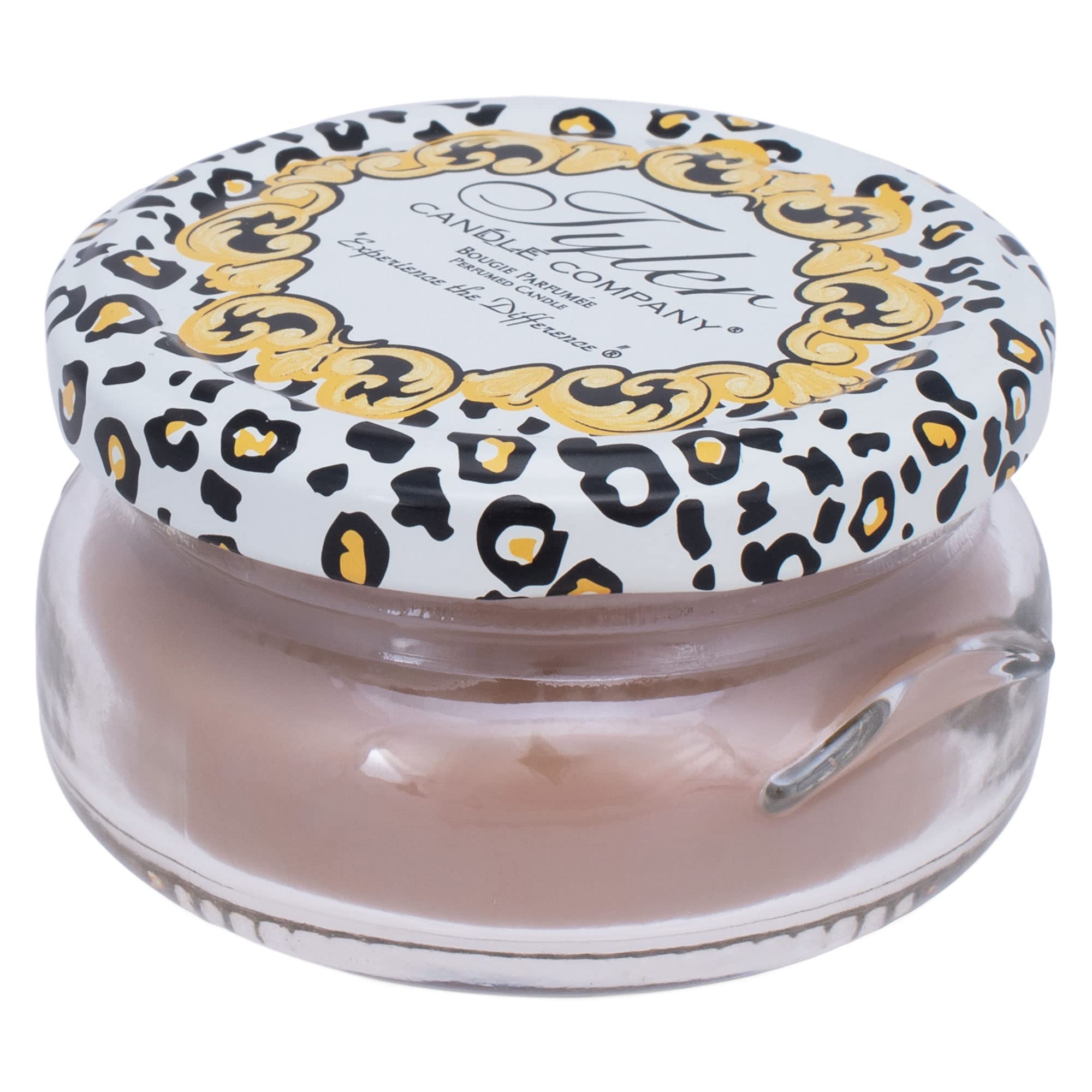 Tyler Glass Fragrance Candle Warm Sugar Cookie,Beige,3.4 Oz.