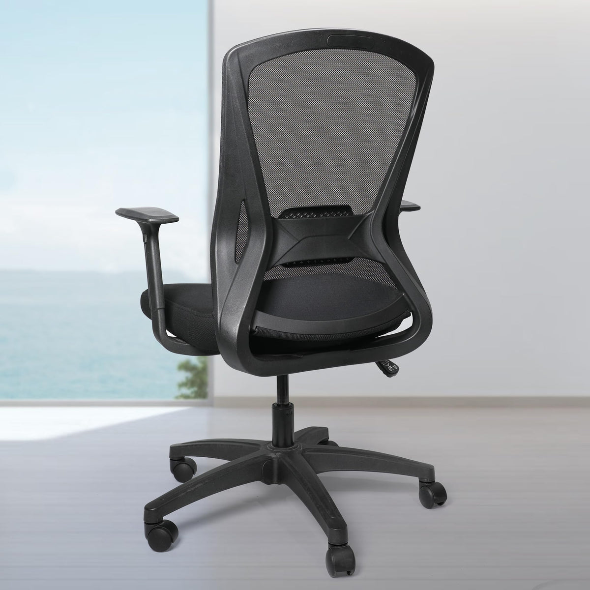Ergonomic Swivel Modern Home Office Computer Office Desk Task Chair With Adjustable Height Lumbar Support For Study Work