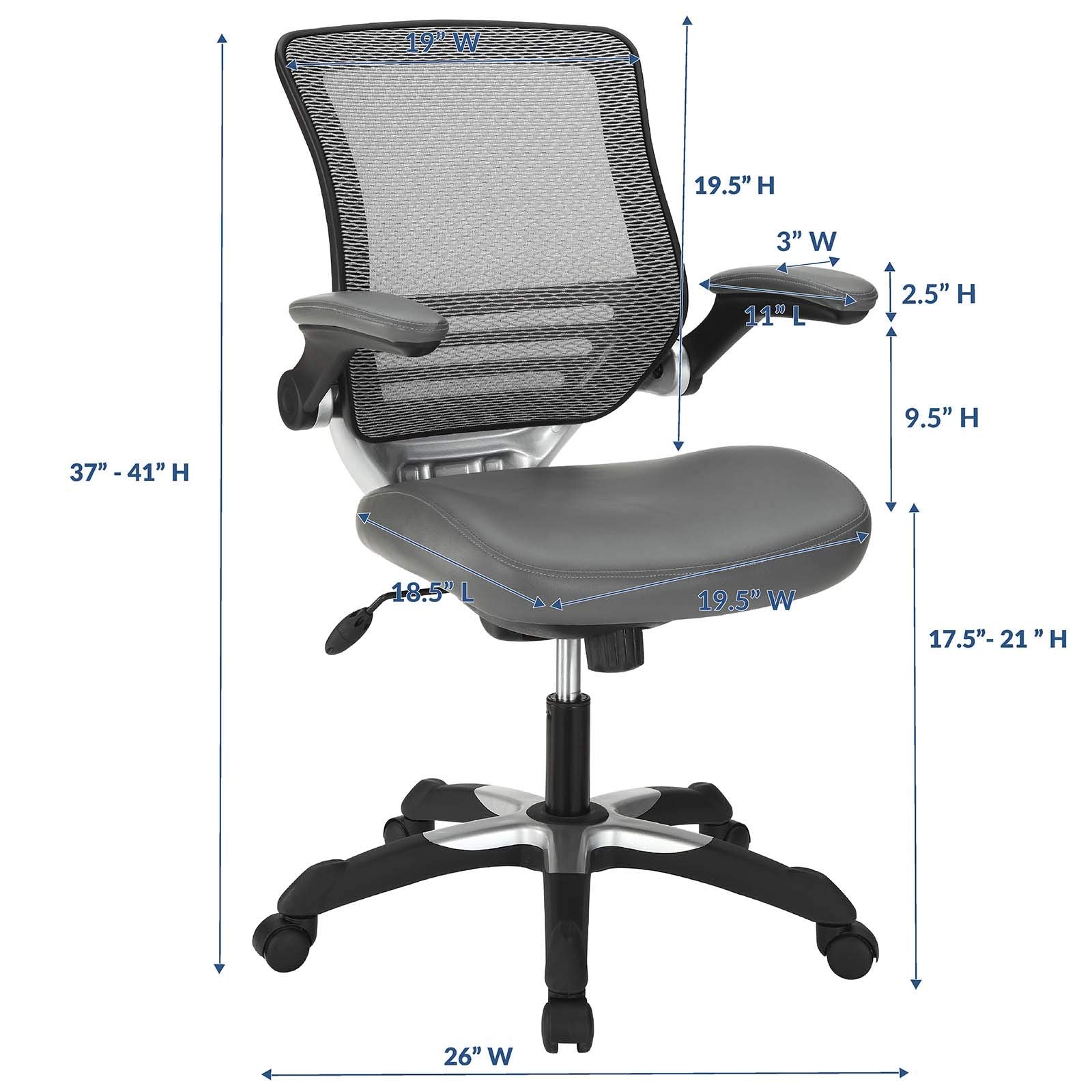 Modway Edge Leatherette Office Chair