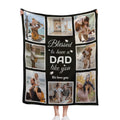 Huglazy Gifts For Dad Personalized Custom Customized Blankets With Photos Gifts For Happy Fathers Day Birthday Gifts With Photos