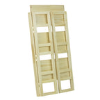 Casual Home 3-Shelf Folding Student Bookcase (20.75" Wide)-Natural
