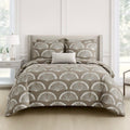 Ab Home Decor 350Tc Microfiber Ac Comforter Set King Size Double Bed With Elastic Fitted Bedsheet 72X78X8 Inch All Around Elasti