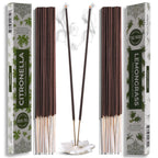 Trumiri Incense Sticks - Combo Pack of 40 Insence-Sticks - 20 Citronella + 20 Lemongrass - Insenses - Insents - Incents - Inscen