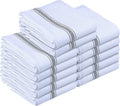 Utopia Towels Grey Dish Towels [12 Pack - 15 x 25 Inches] 100% Ring Spun Cotton Kitchen Towels, Highly Absorbent & Reusable Clea