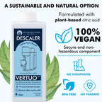 Nespresso Compatible Descaling Kit, Total 8 Uses, Eco-Friendly Formula To Clean Coffee Machine, Vertuoline Compatible Descaling