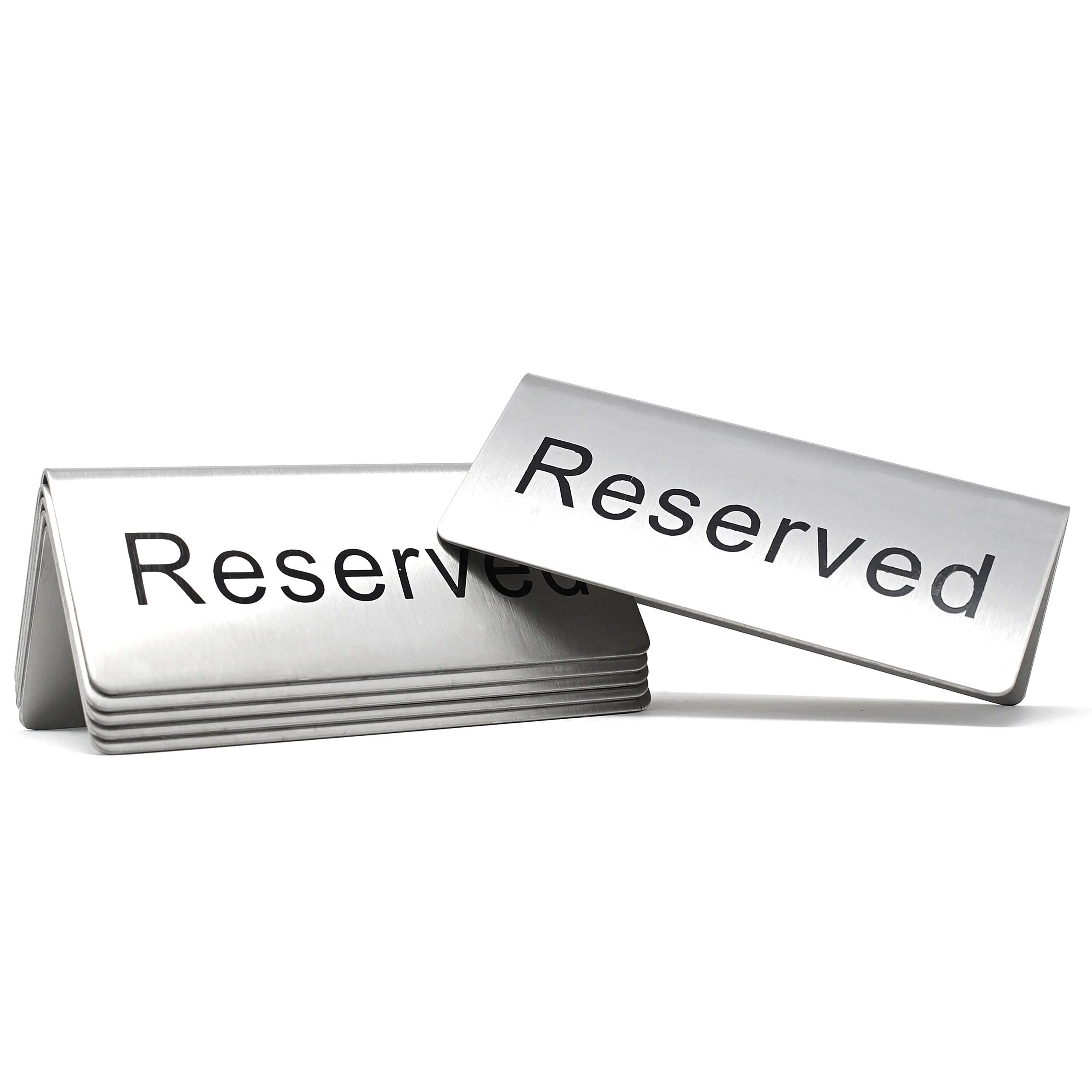 Reserved Table Signs 4.75X1.75 - 6 Pack
