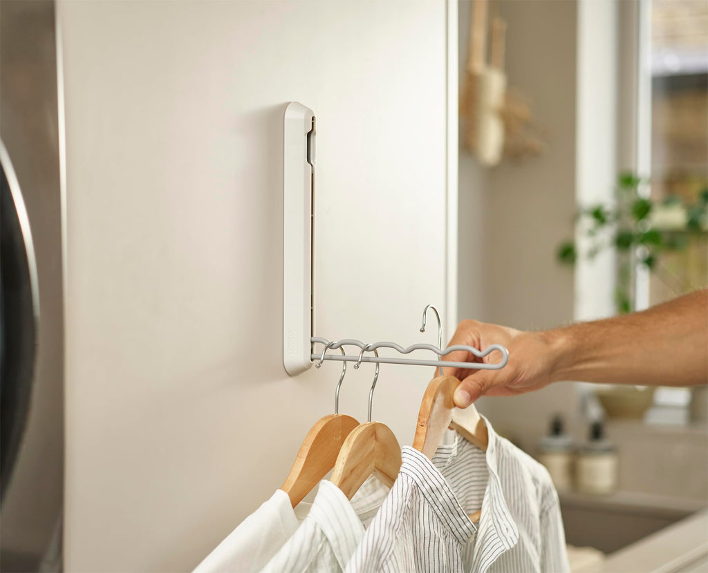 Joseph Joseph Orderly Foldaway Clothes Rail, Clothes Dryer, Laundry Ironing Drying Rack, Holds Up To 5 Hangers