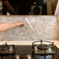 Kitchen Backsplash Wall Protector Transparent Kitchen Oil Proof Sticker Self-Adhesive Film Removable Paper for Cupboard Househol