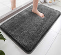 HOWNICE Glorious Super Soft Microfiber Abstract Moroccan Designer Anti Slip Bathmat (Blue, 40 cm x 60 cm) (Bathmat/Bedroom Mat G