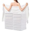 Tvvcalk Disposable Bath Towels, 25 Pack 55 x 27.5 Ultra Soft, Quick Dry Disposable Body Towel, Portable Travel Towel for Hotel C