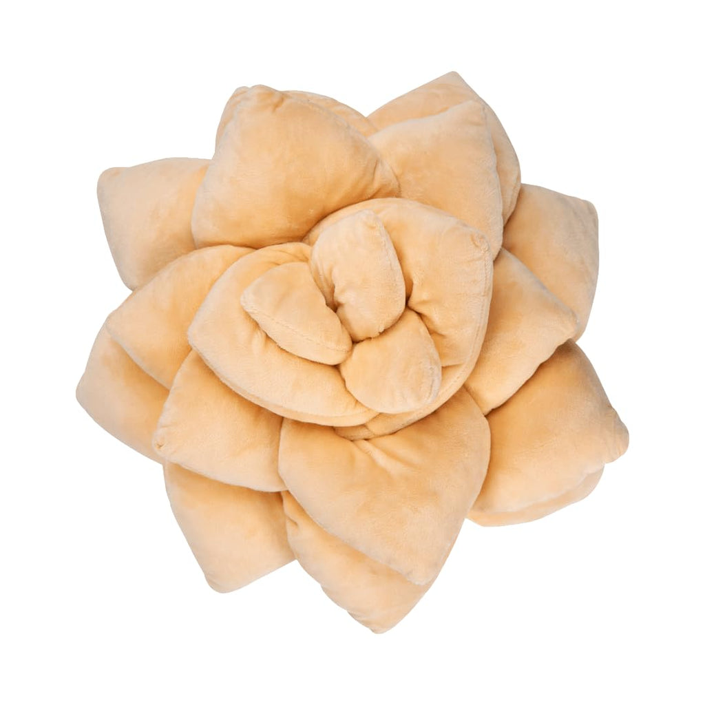 Green Philosophy Co. Succulent Pillow - Blush Peach