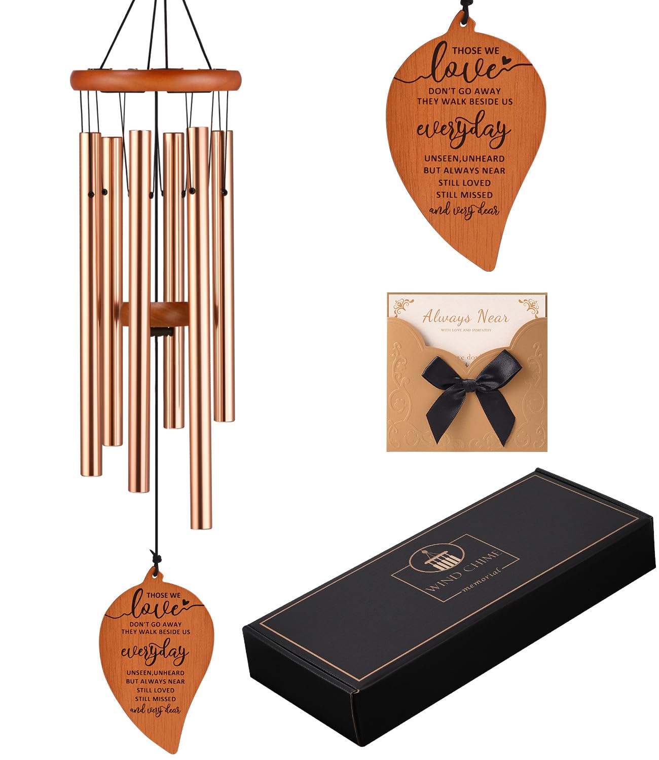Ambobe Sympathy Wind Chimes, Memorial Wind Chimes For Loss Of Loved One, Sympathy Gift Baskets, Bereavement Gift Ideas, Loss Of