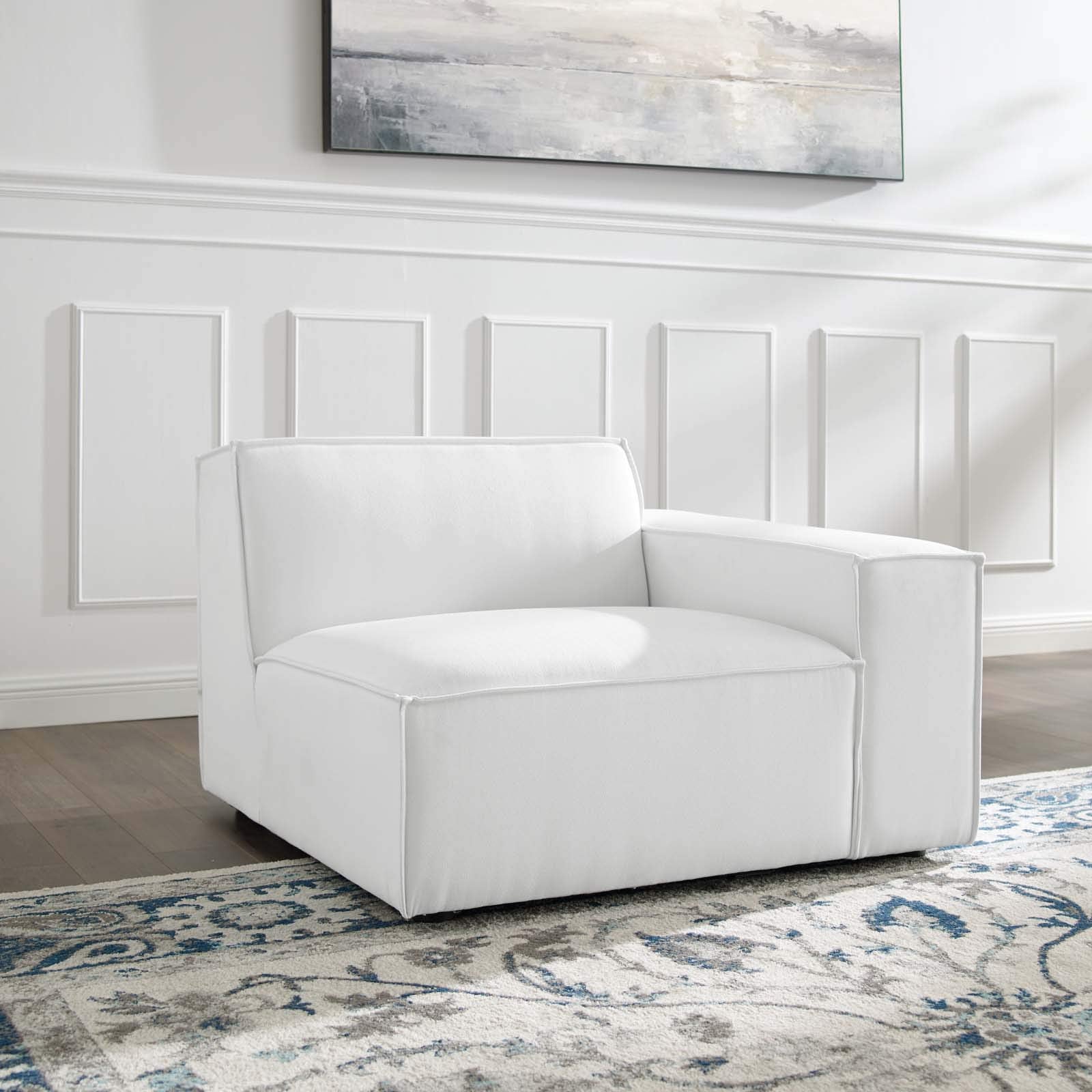 Modway Eei-3869-Whi Restore Left-Arm Sectional Sofa Chair, White