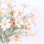 2 Pcs Artificial Flowers Plants Calliopsis Silk Flower Arrangements Wedding Bouquets Decorations Plastic Floral Table Centerpiec