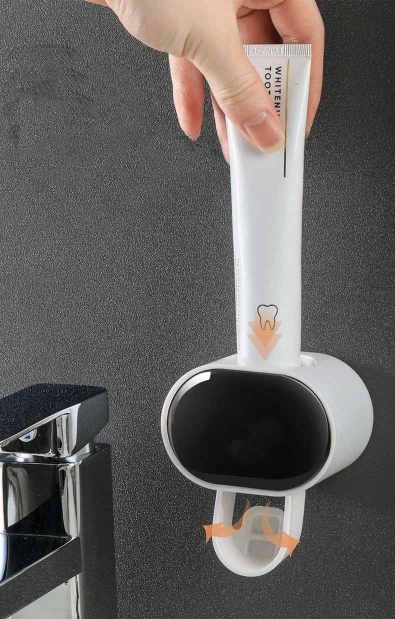 SKOFRI WallMounted Toothpaste Dispenser Automatic Toothpaste Squeezer Dispenser for Kids & Family Shower Waterproof and dust F