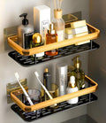 Apidian Self  Adhesive Bathroom Shelf For Wall, Multipurpose Wall Mounted Bathroom And Kitchen Organiser Without Drill, Space S