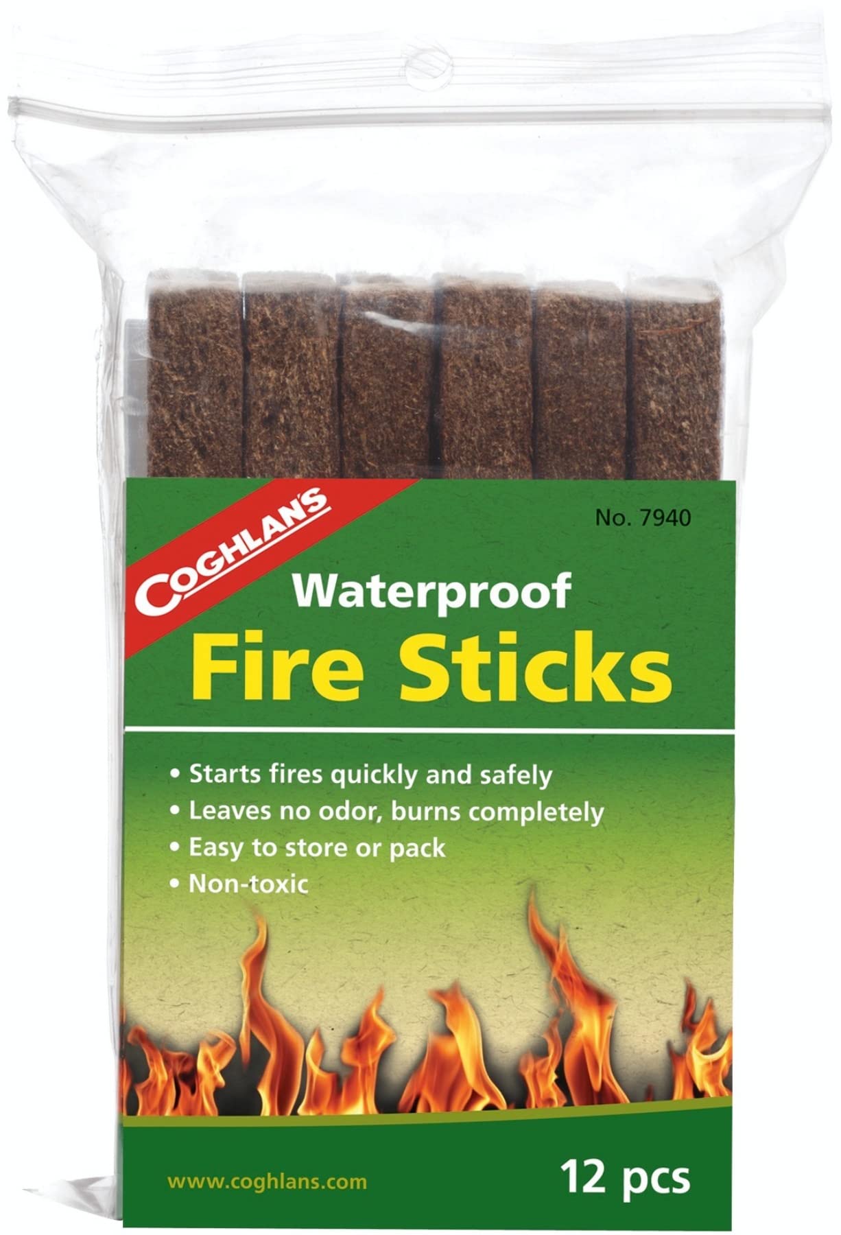 Coghlans 7940 Fire Stick, (Pack of 12)
