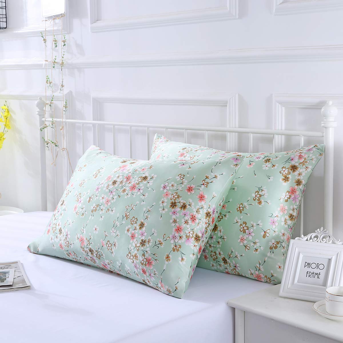 Slpbaby Silk Pillowcase For Hair And Skin With Hidden Zipper Print (King, Pattern27)