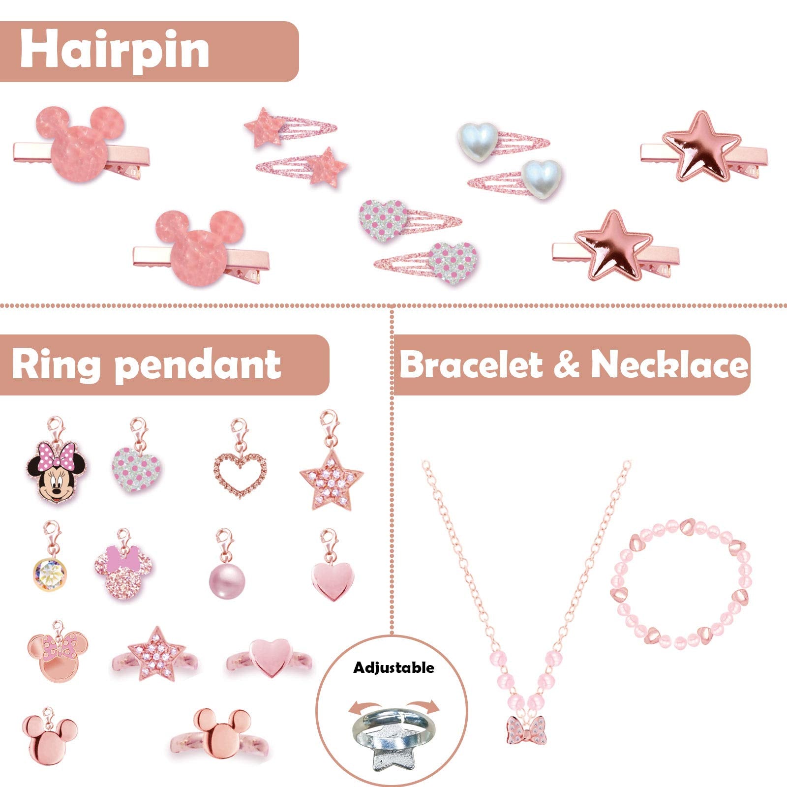 Advent Calendar 2024 For Girls Christmas 24 Days Countdown Calendar With Diy Charm Bracelet&Necklace, Rings Xmas Holiday Gift Fo