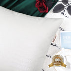 Brawarm Faux Leather Pillow Covers 20 X 20 Inches, White Leather Pillow Covers Pack Of 2, Crocodile Leather Decorative Throw Pil
