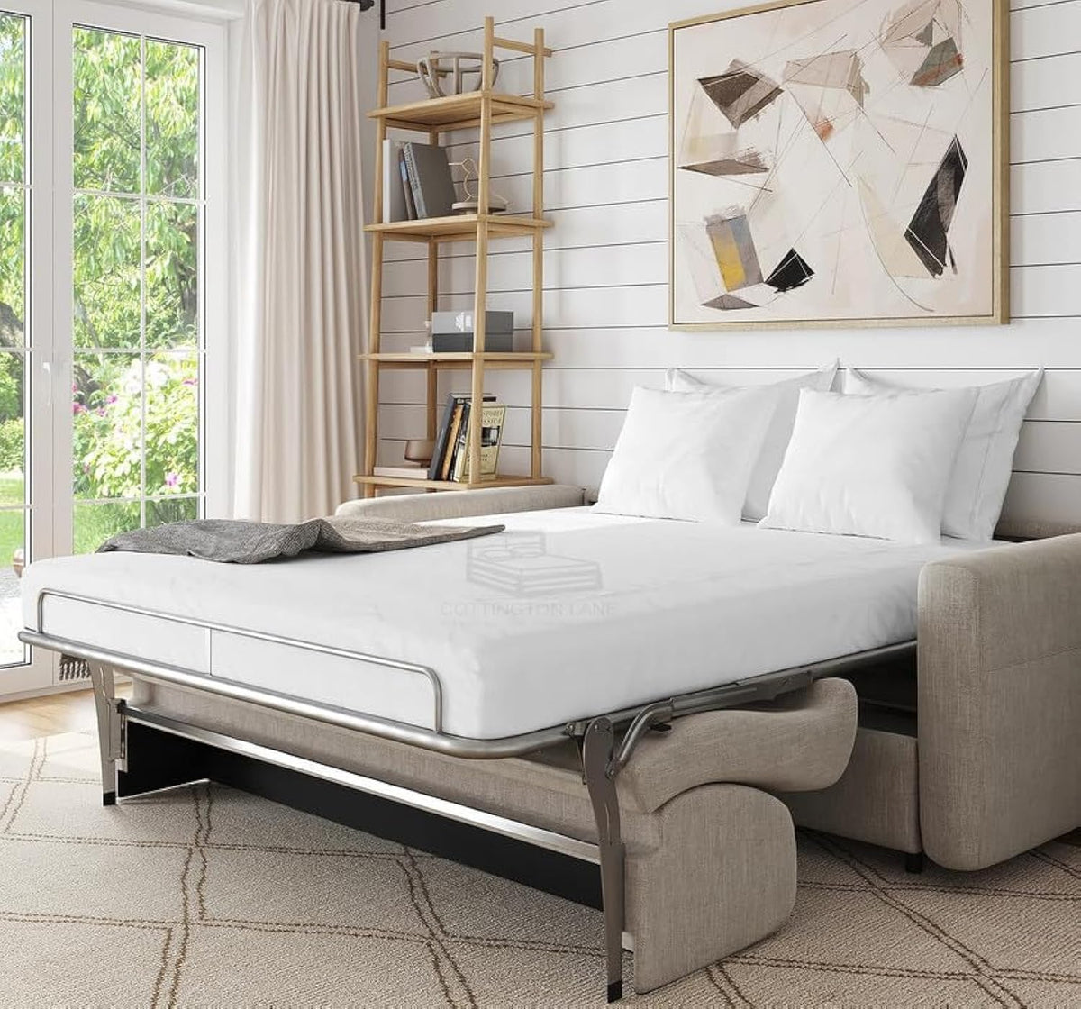 Queen Sleeper Sofa Bed Sheet Set - 400 Thread Count 100% Egyptian Cotton - Queen Size Sleeper Sofa Sheets Set For Pull Out Sofa
