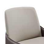 npd furniture and more Stella Dining Chair, Taupe/Dark Brown