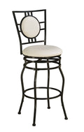 Linon Townsend Swivel Stool with Adjustable Leg Height