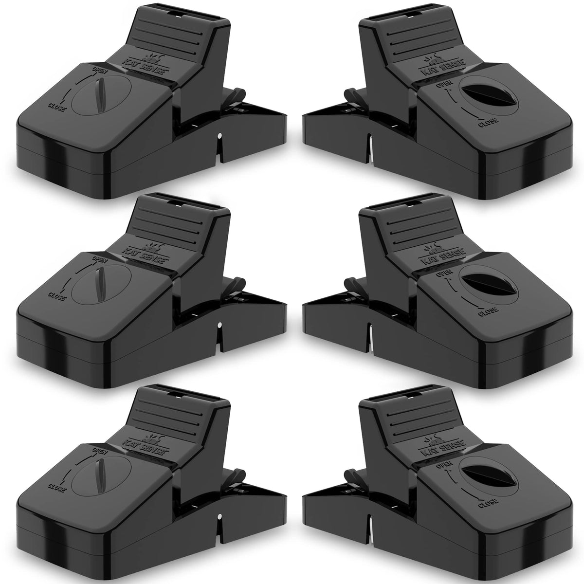 Pest Control Rat Traps, Professional Multi Captsure Set Of 6 Large Snap Trap, Solutions For Indoor Outdoor Antirodent Protection
