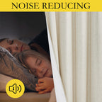 Nicetown Natural Bedroom Full Blackout Linen Curtain Panels Set Of 2, 52' By 72', Cold Reducing Thick Insulated Classic Grommet Blackout Draperies With White Thermal Insulated Liner For Windows