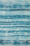Dalyn Rugs Brisbane Br4 Destressed Striped Sky 2'3" X 7'6"