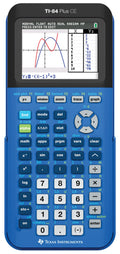 Texas Instruments Ti-84 Plus Ce Color Graphing Calculator, Bionic Blue Small