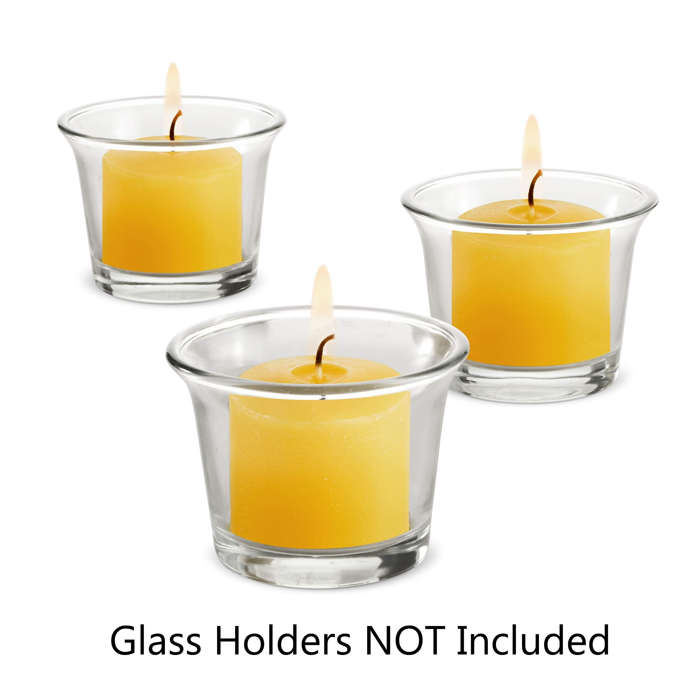 Candle Charisma Citronella Scented Votive Candles - 10 Hour Burn Time - Set Of 72 For Dinner, Wedding, Halloween And Holiday Dec