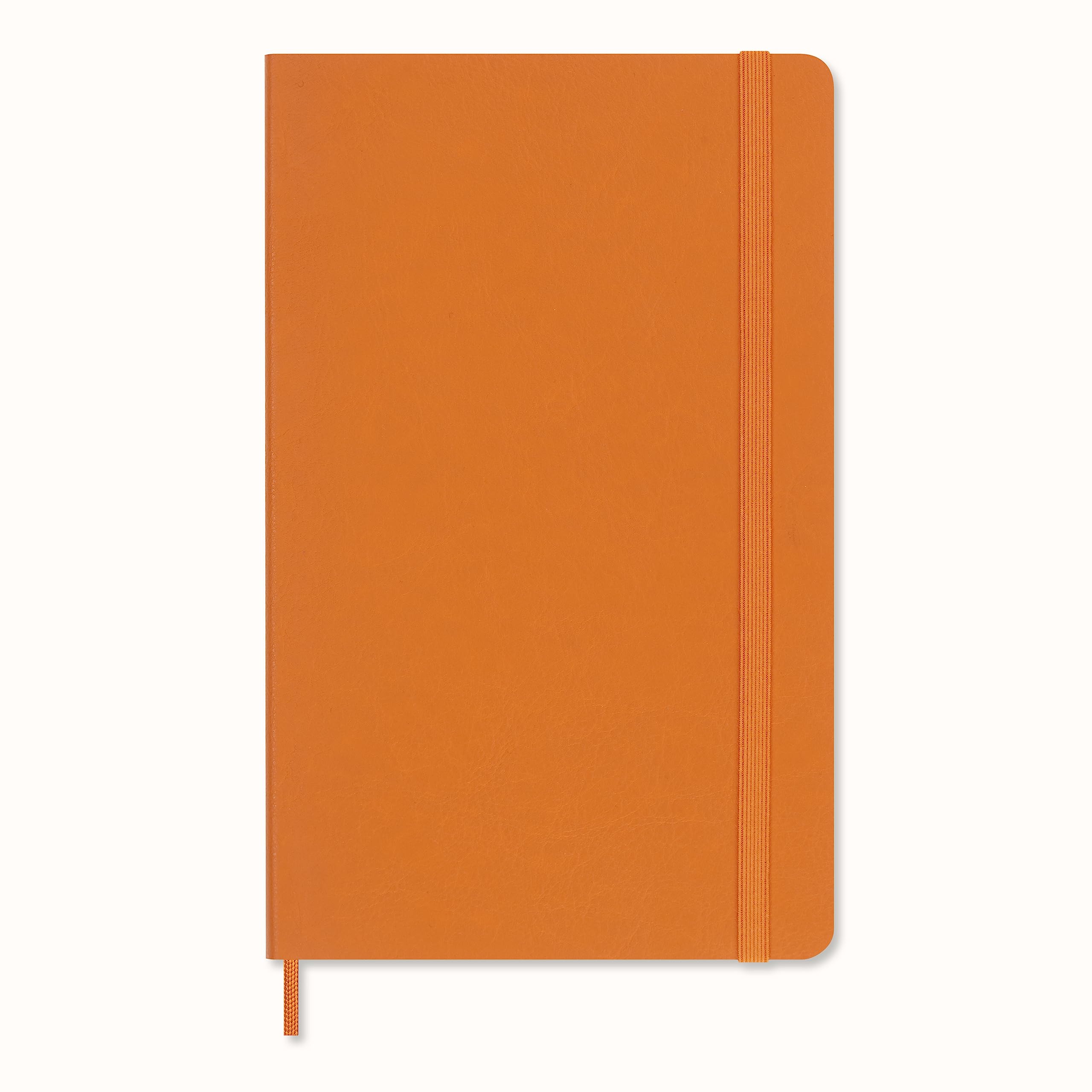 Moleskine Limited Edition Notebook Vegea, Large, Ruled, Orange Capri, Soft Cover (5 X 8.25)