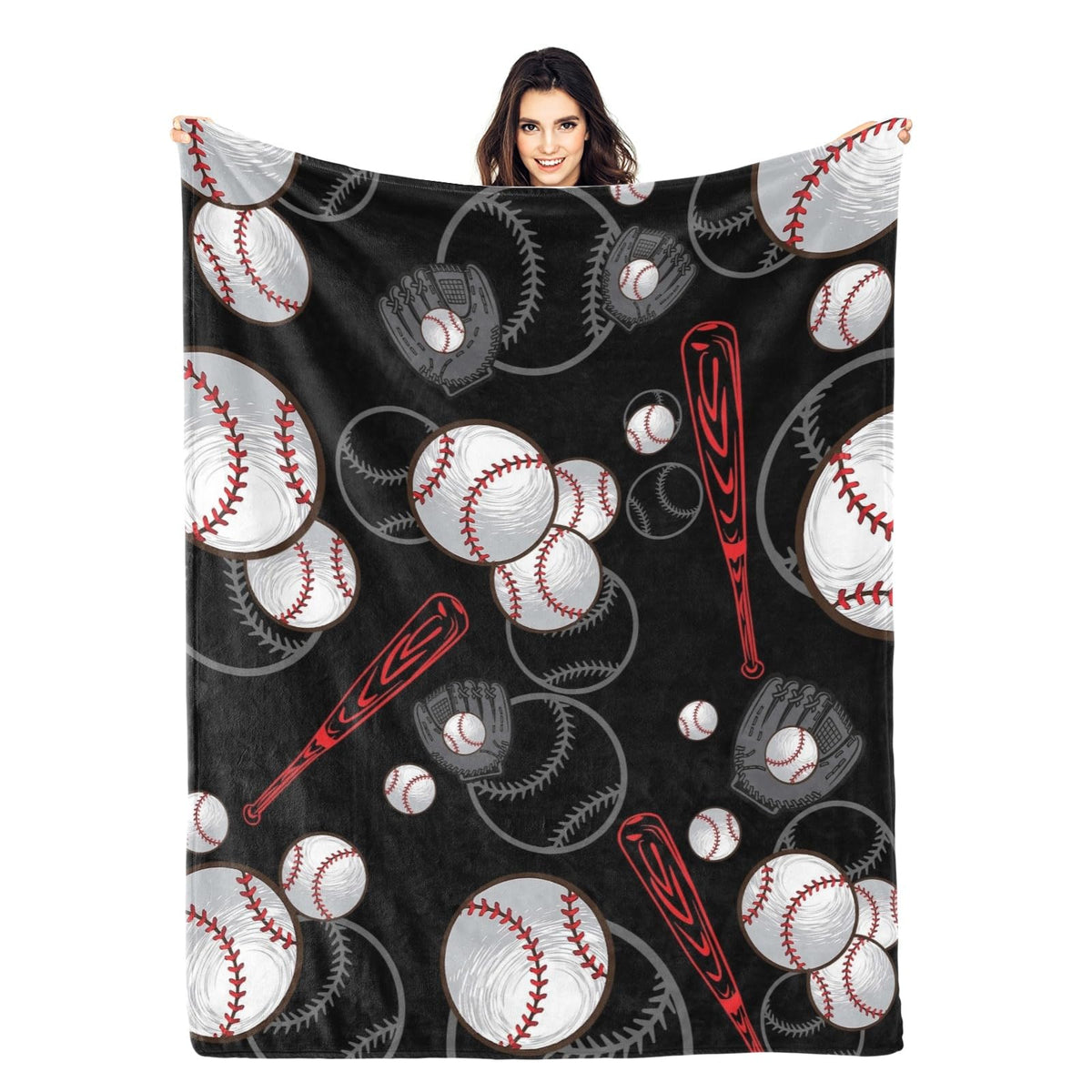 Baseball Blanket Gifts, Baseball Throw Blanket For Boys, Baseball Gifts For Kids, Teens, Adults Baseball Lovers, Sport Baseball