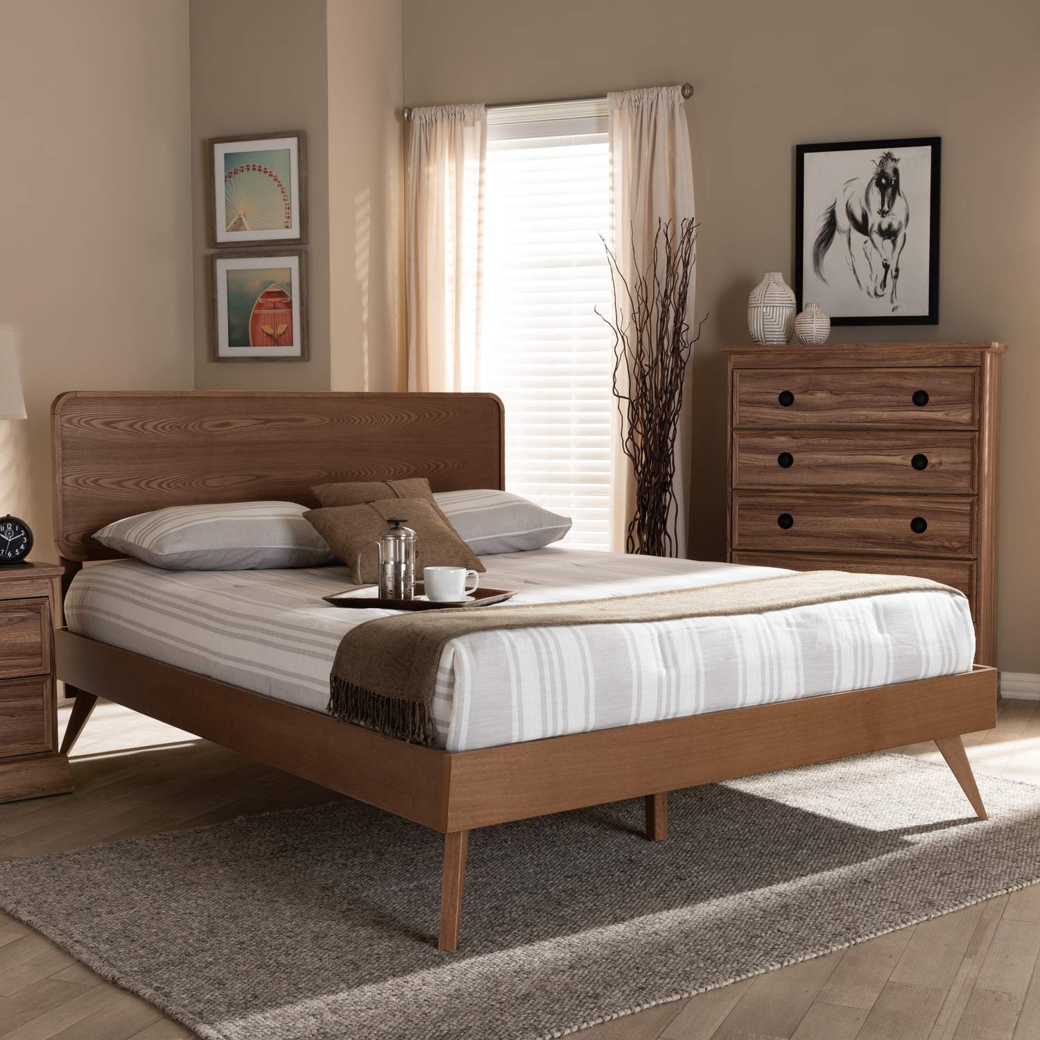 Baxton Studio Demeter Platform Bed - Thumbnail 5