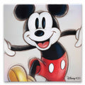 Open Road Brands Disney Mickey Mouse Sketch Gallery Wrapped Canvas Wall Decor - Classic Mickey Mouse Wall Art for Home