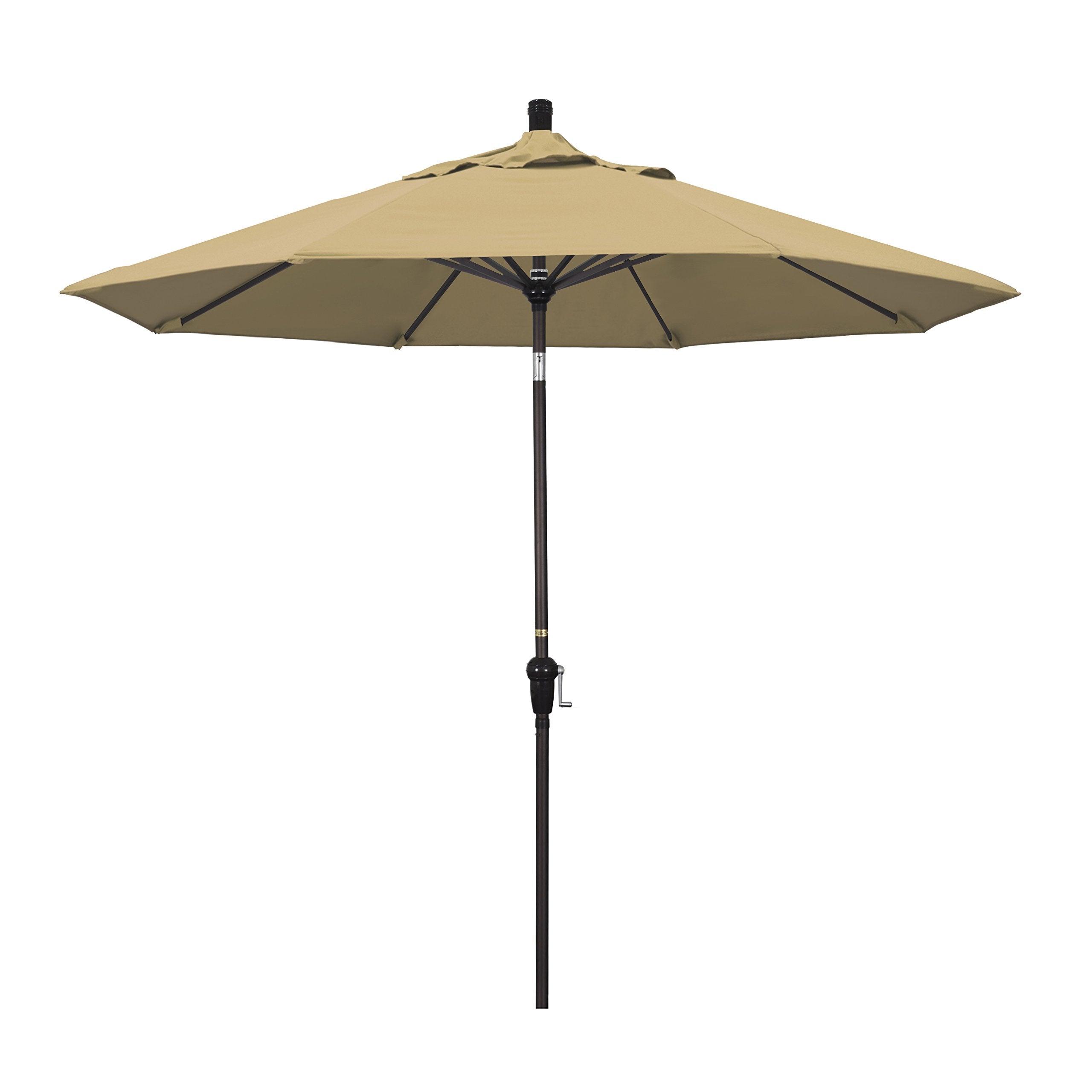 California Umbrella Sdau908117-F67 Sunset Series Patio Umbrella, Olefin Canvas, Champagne