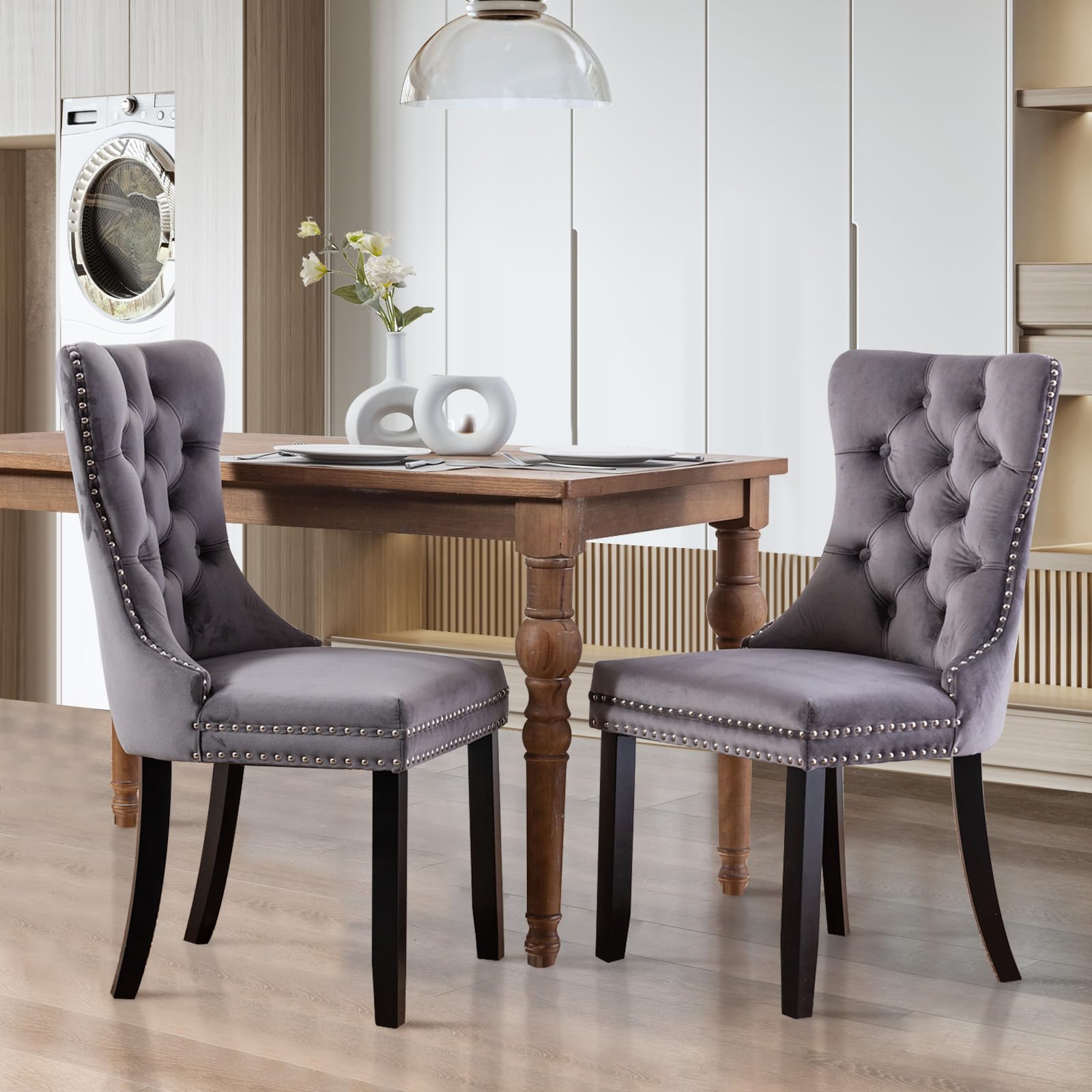 Soarflash Velvet Dining Chair - Thumbnail 3