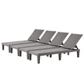 Eunhoo Outdoor Lounge Chaise, Adjustable Pool Lounge Chairs With 5 Positions Backrest, Waterproof Sun Loungers For Garden Pool B