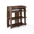 Crosley Furniture Soho Media Console, Record Player Stand With Vinyl Storage, Modern Home Organizer, Mahogany