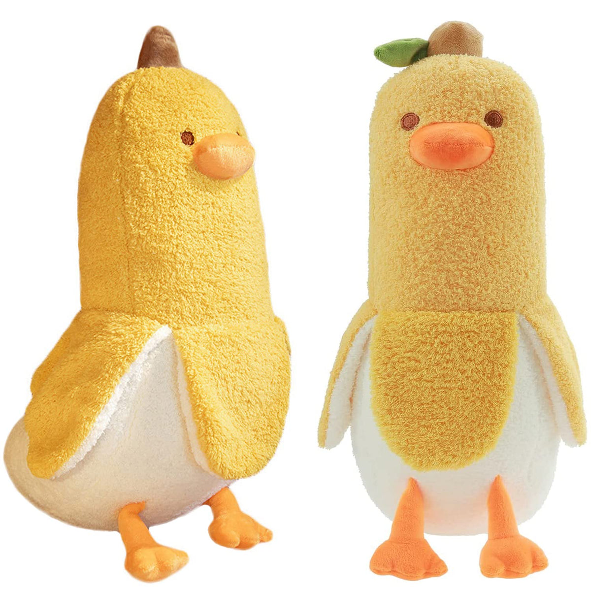 Banana Duck Plush Toy 13.7 ' ',Cute Plushies Banana Stuffed Animal,Duck Plushie Small Banana Duck Plush Pillow,Funny Hugging Pil