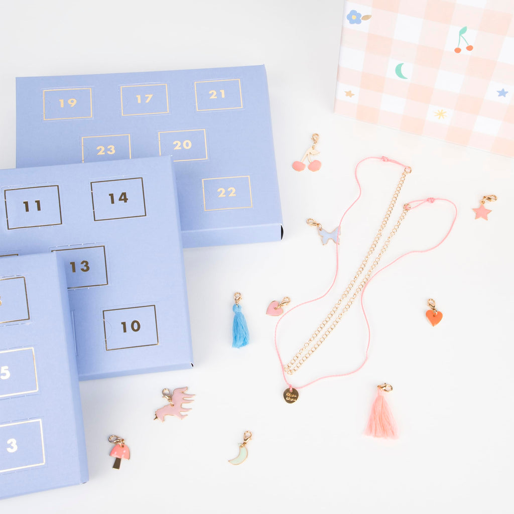 Meri Meri Enamel Charm Necklace Advent Calendar (Pack Of 1)