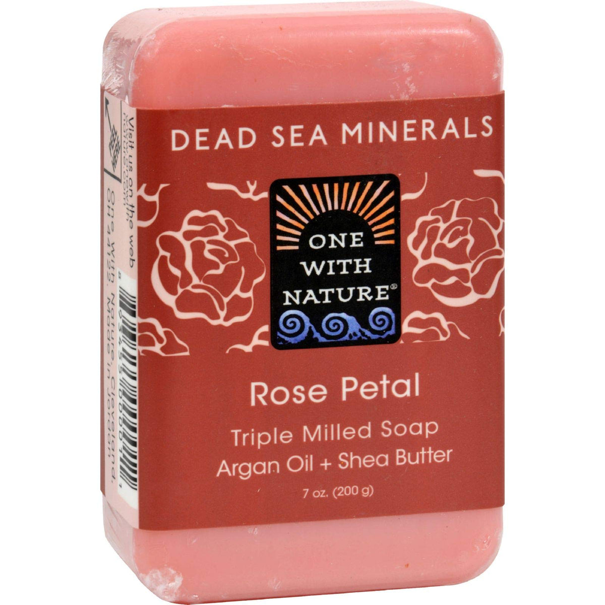 One With Nature Soap Bar Rose Petal