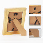 Edenseelake 5X7 Picture Frames Set Of 2, Vintage Gold Photo Frame 5 By 7 For Tabletop Or Wall Display
