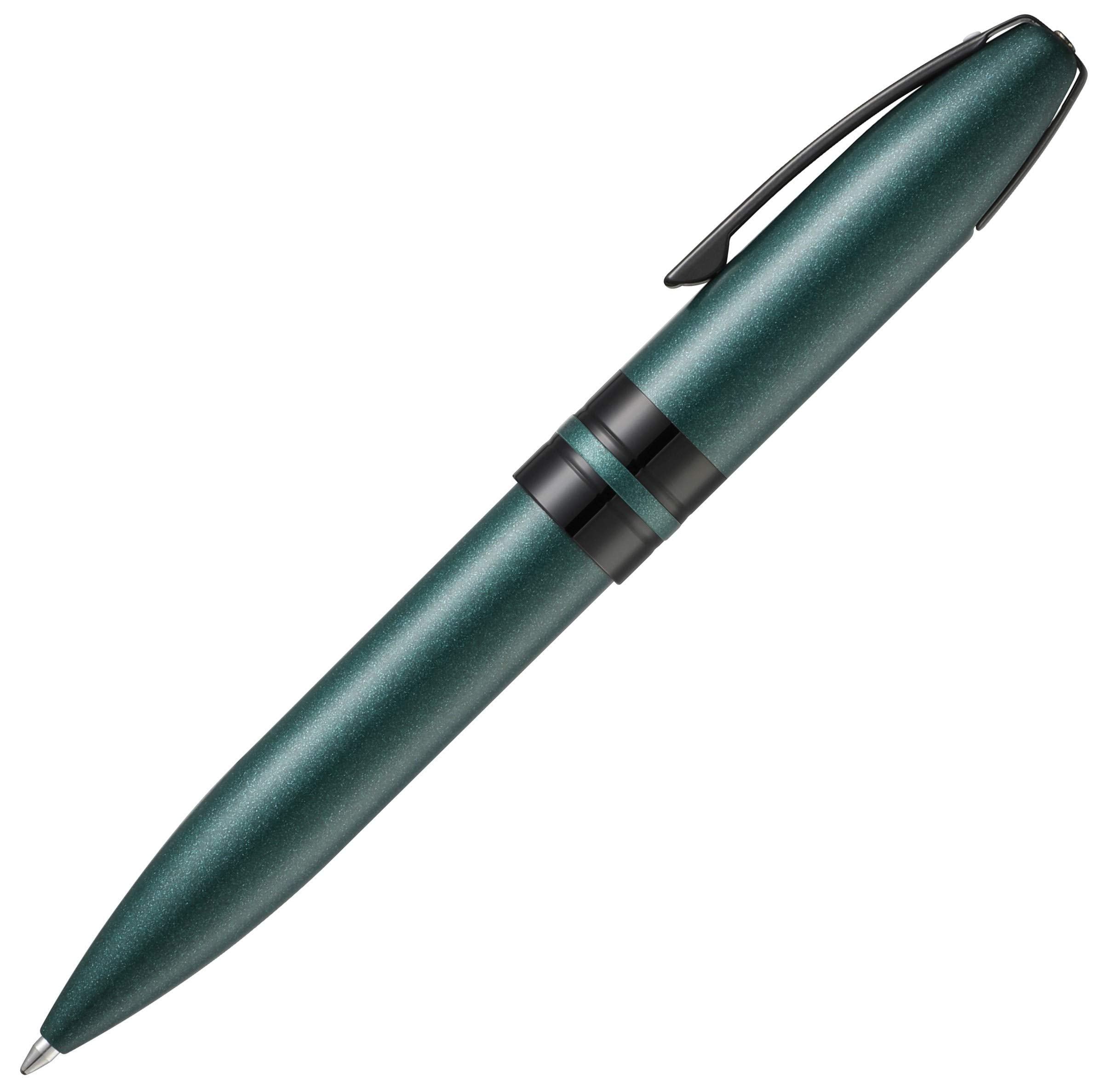 Sheaffer Icon Metallic Green With Gloss Black Pvd Appts. Ball Point Pen (E2910951)