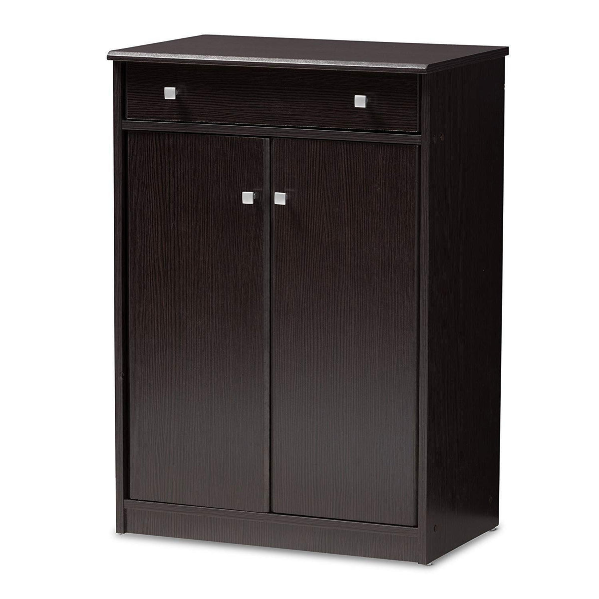 Baxton Studio Dariell Modern And Contemporary Wenge Brown Finished Shoe Cabinet