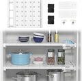 Whixant Closet Tension Shelf Rod, Expandable Pp Steel Closet Shelf With Strong Bearing Capacity For Cabinet Clothes Storage